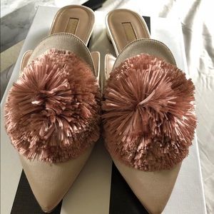 SOLD Aquazzura Powder Puff mule 9.5